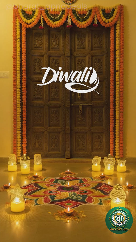 olden Net LED Tealight Candle Lanterns Star (6 pcs) – Premium Diwali Home Décor Lights | ₹999 Offer | Safe Flameless LED Diyas for Temple, Balcony & Living Room