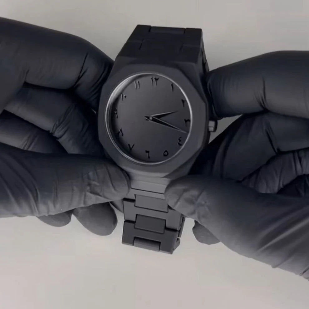 Arabic Black Aura Watch - Premium Limited Edition Timepiece